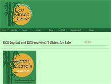 Tablet Screenshot of ecogreengene.com